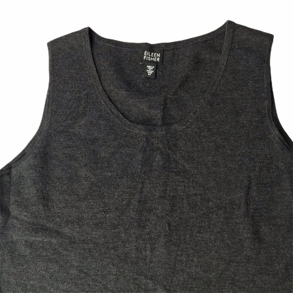 Eileen Fisher Tank Top Sleeveless Sweater Shell M